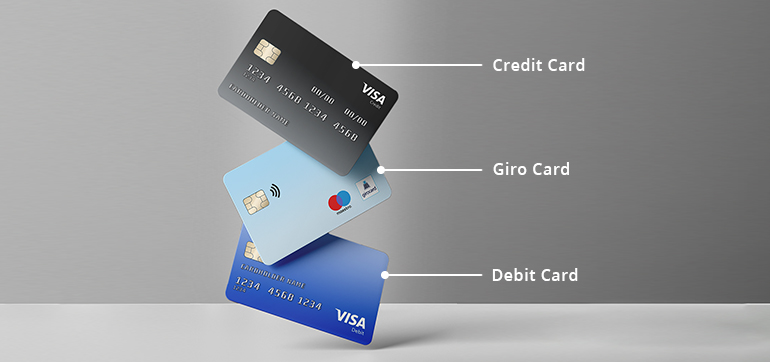 Credit, debit, girocard...?: These are the main differences
